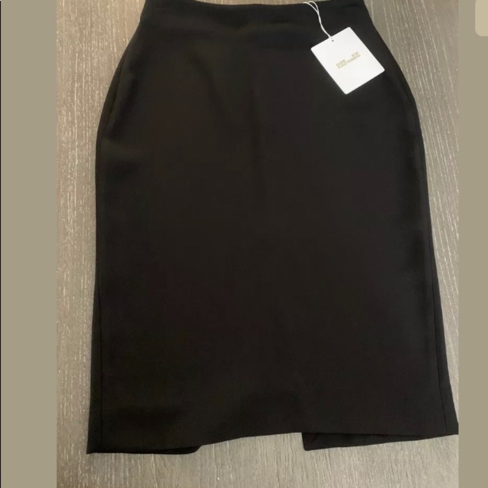 Diane von Furstenberg Hasley Black Pencil Skirt